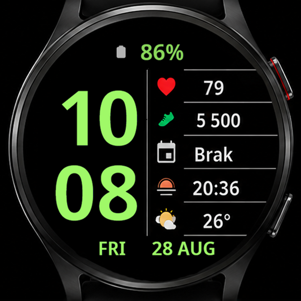 CV02 Split Max green color theme
