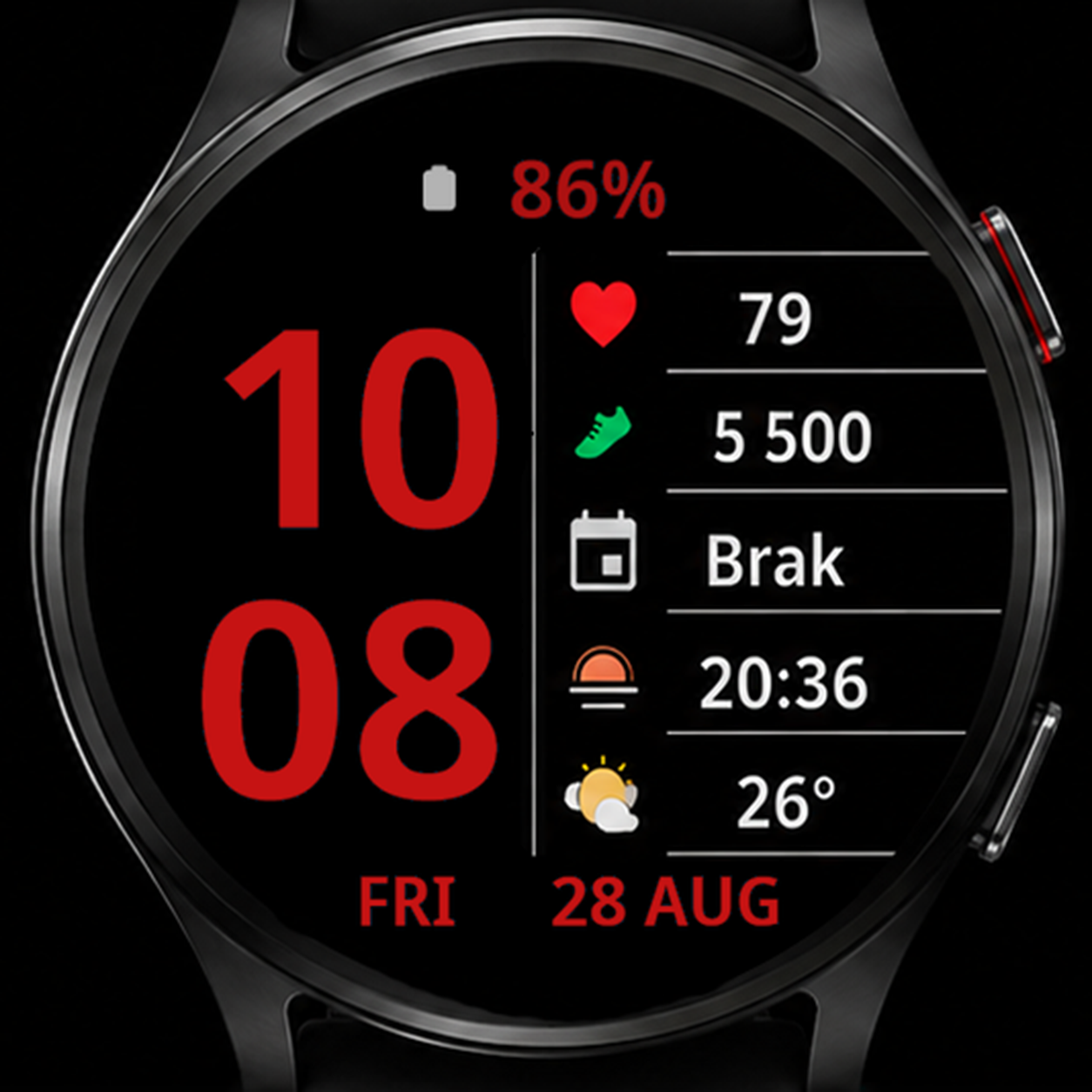 CV02 Split Max red color theme
