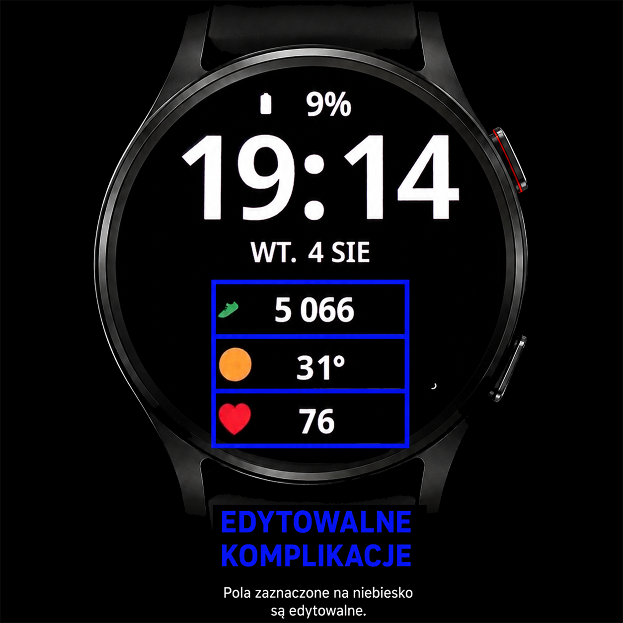 Trzy edytowalne komplikacje CV03