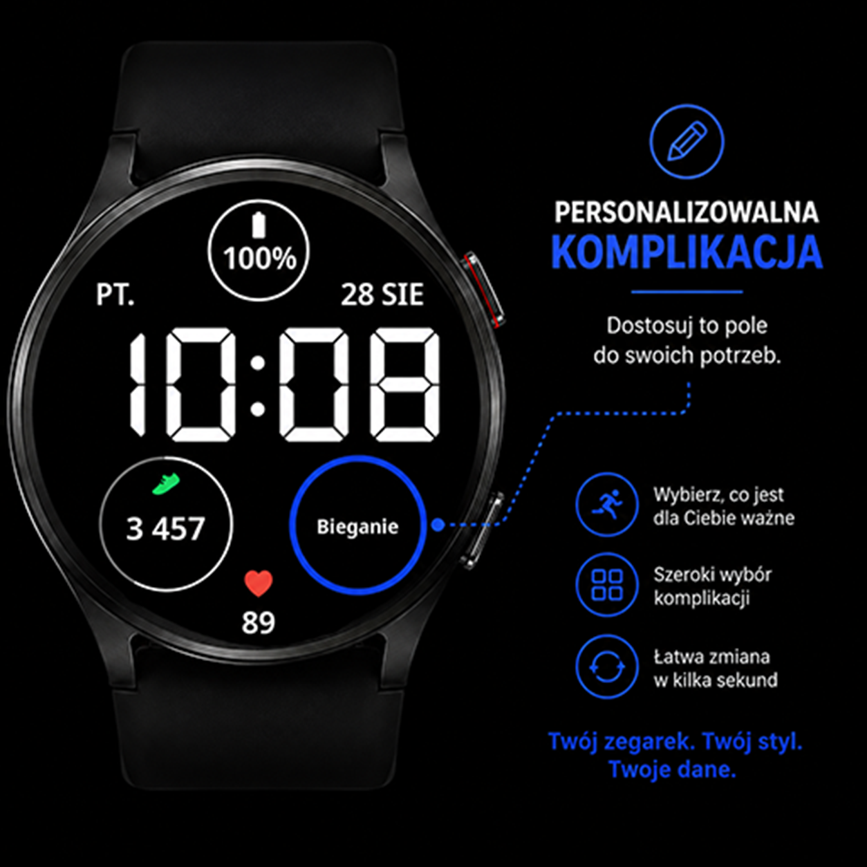 Personalizowalna komplikacja CV04 Orbit