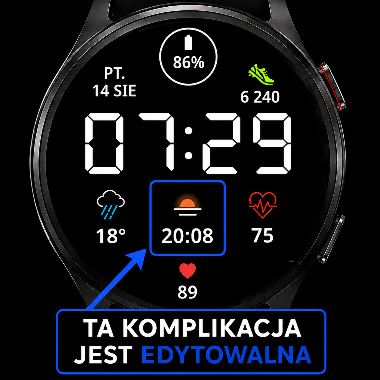 Edytowalna komplikacja CV05 Edge