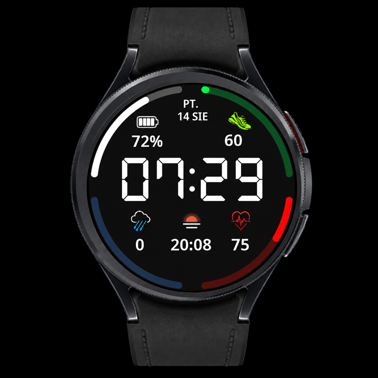 CV05 Edge main Wear OS watch face