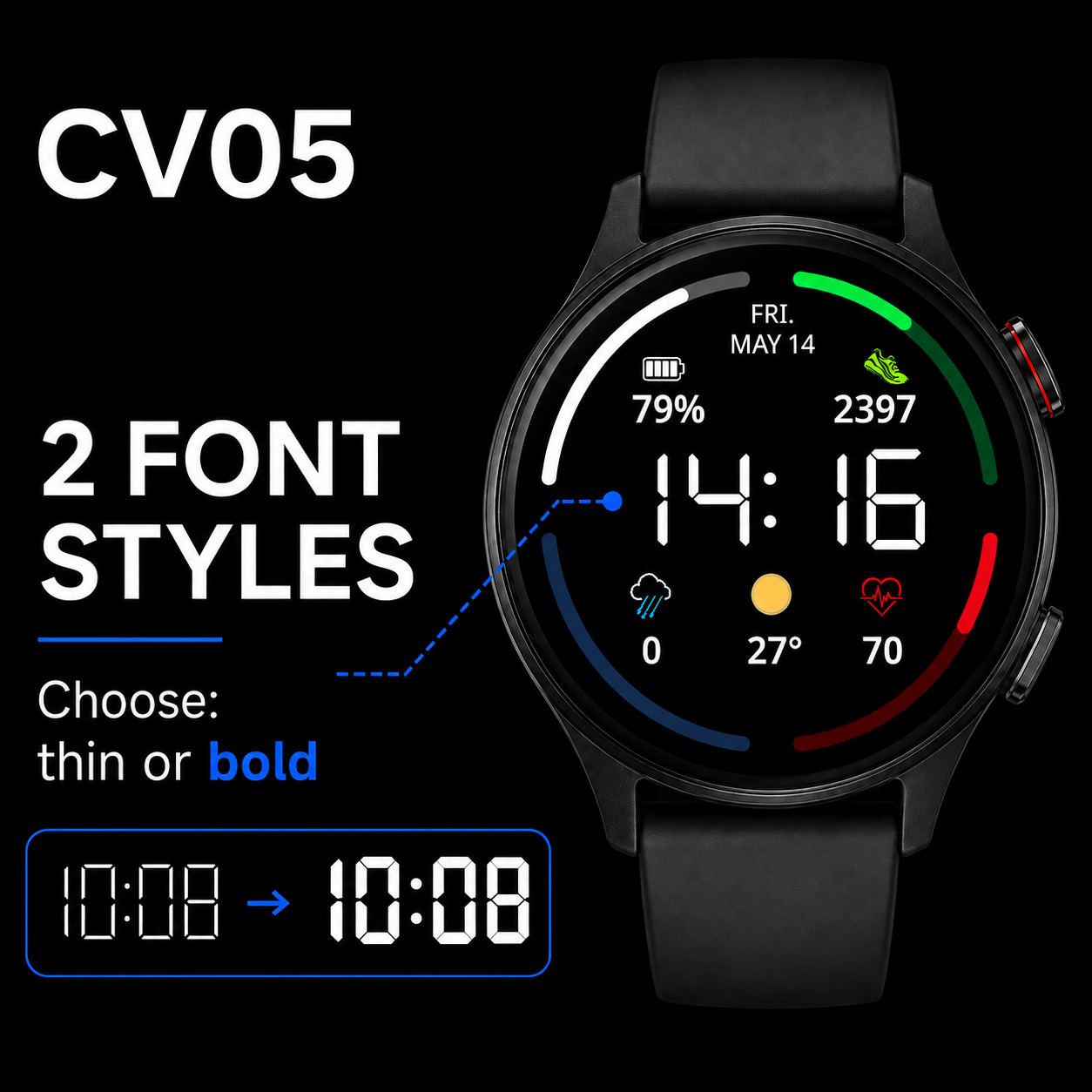 CV05 Edge two hour font styles
