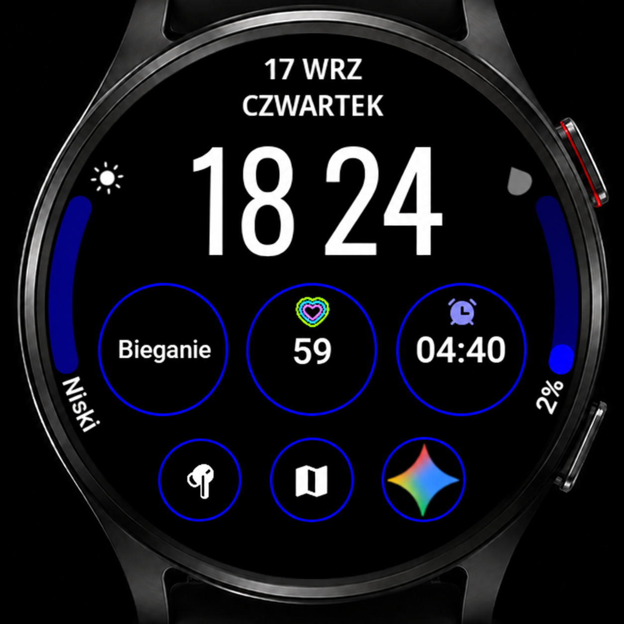 CV06 Side blue accent theme