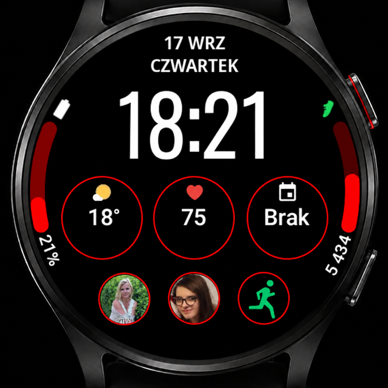 CV06 Side red accent theme