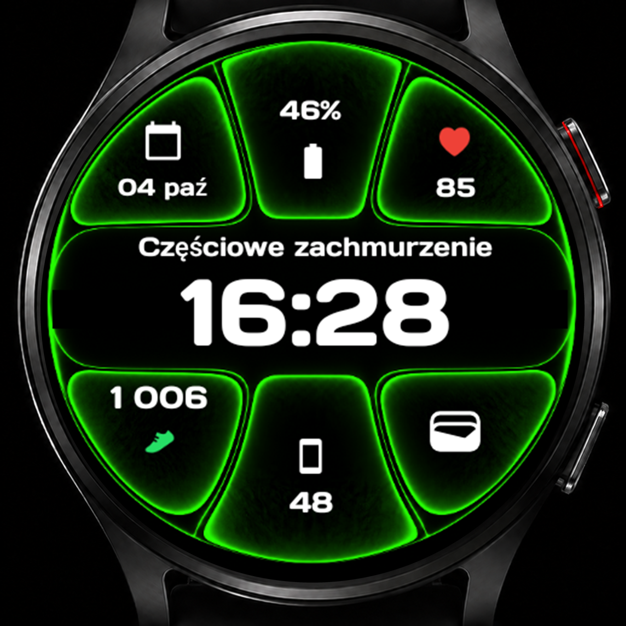 CV07 Glow green color theme